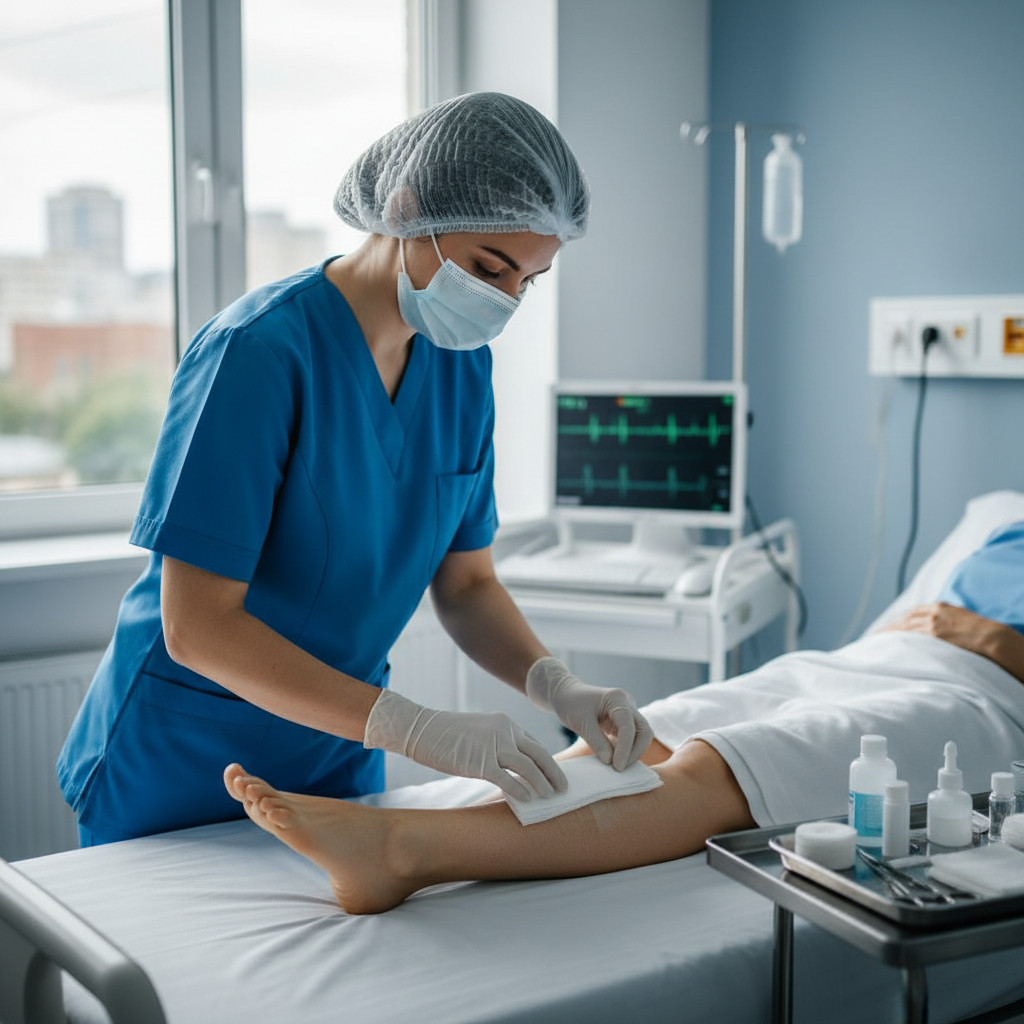 Plaie qui ne cicatrise pas : quand faire appel à une infirmière ?